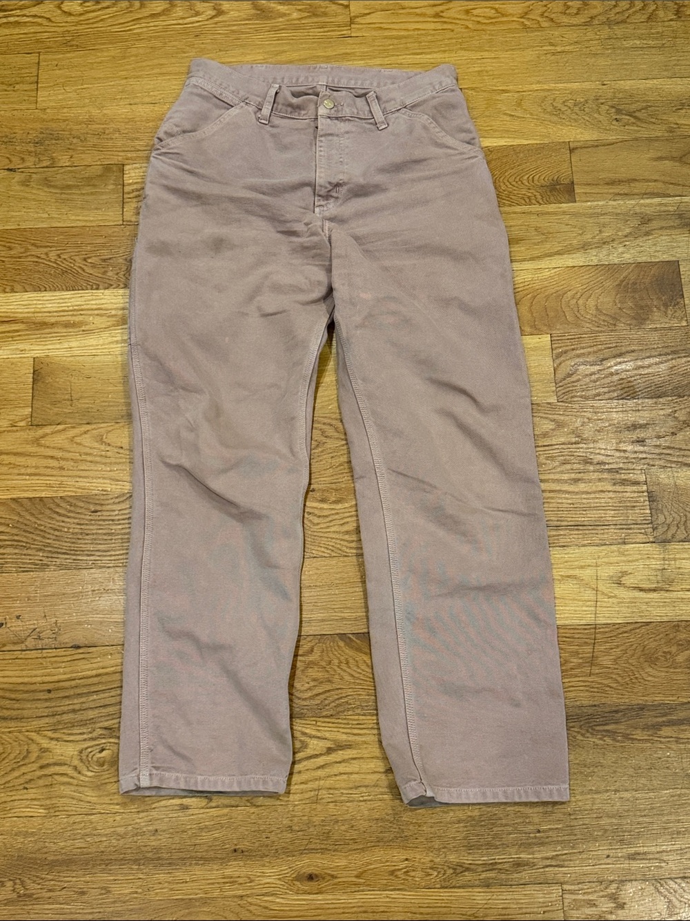 Men's carpenter jeans in Dusty Rose